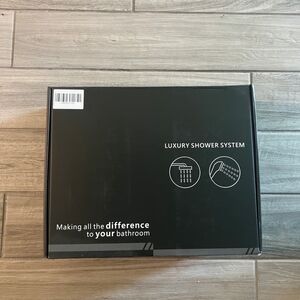 Luxury Shower System in Black